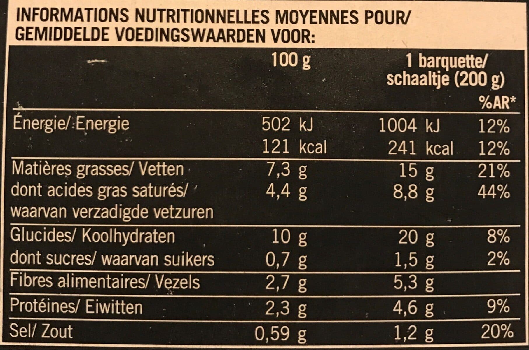 Picard Legumes à la campagnarde sauce moutarde packshot