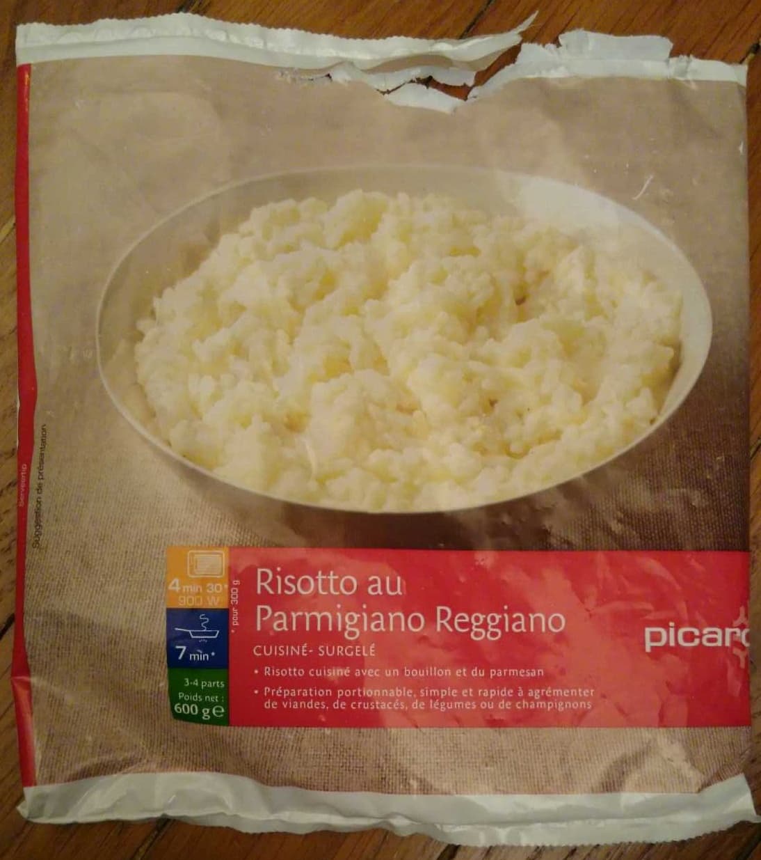 Picard Risotto au parmigiano reggiano packshot
