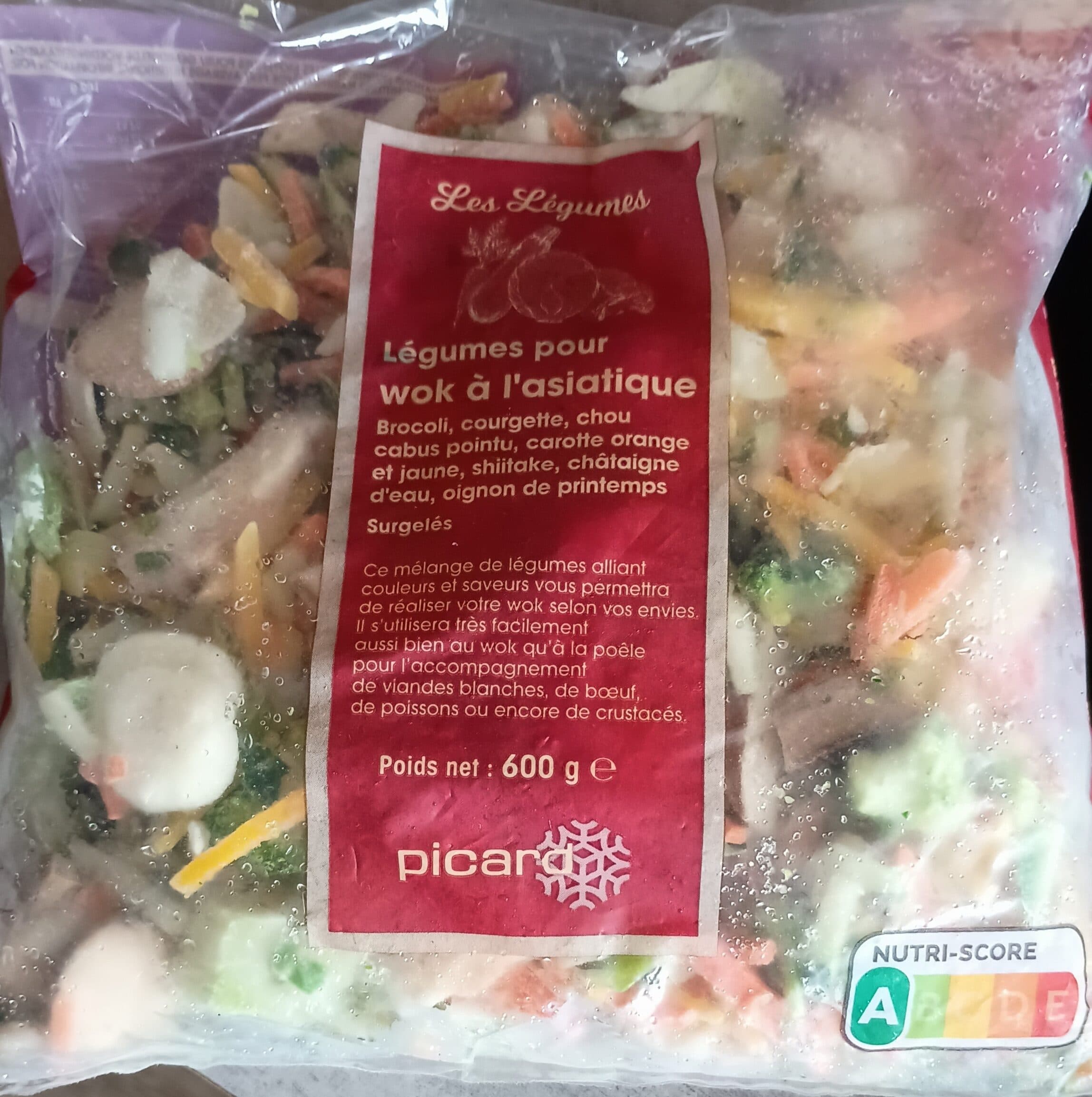 Picard Légumes pour wok packshot