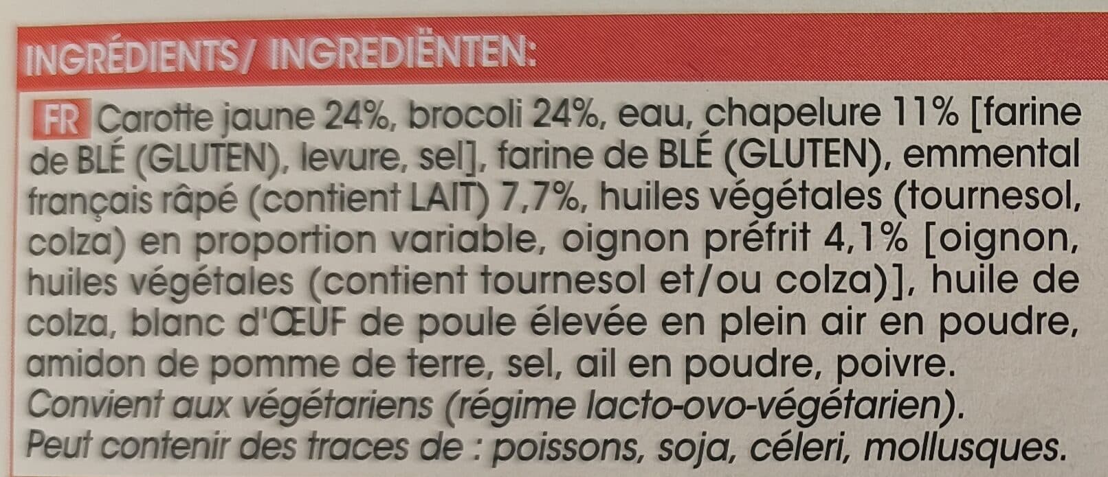 Picard Bouchées de legumes packshot