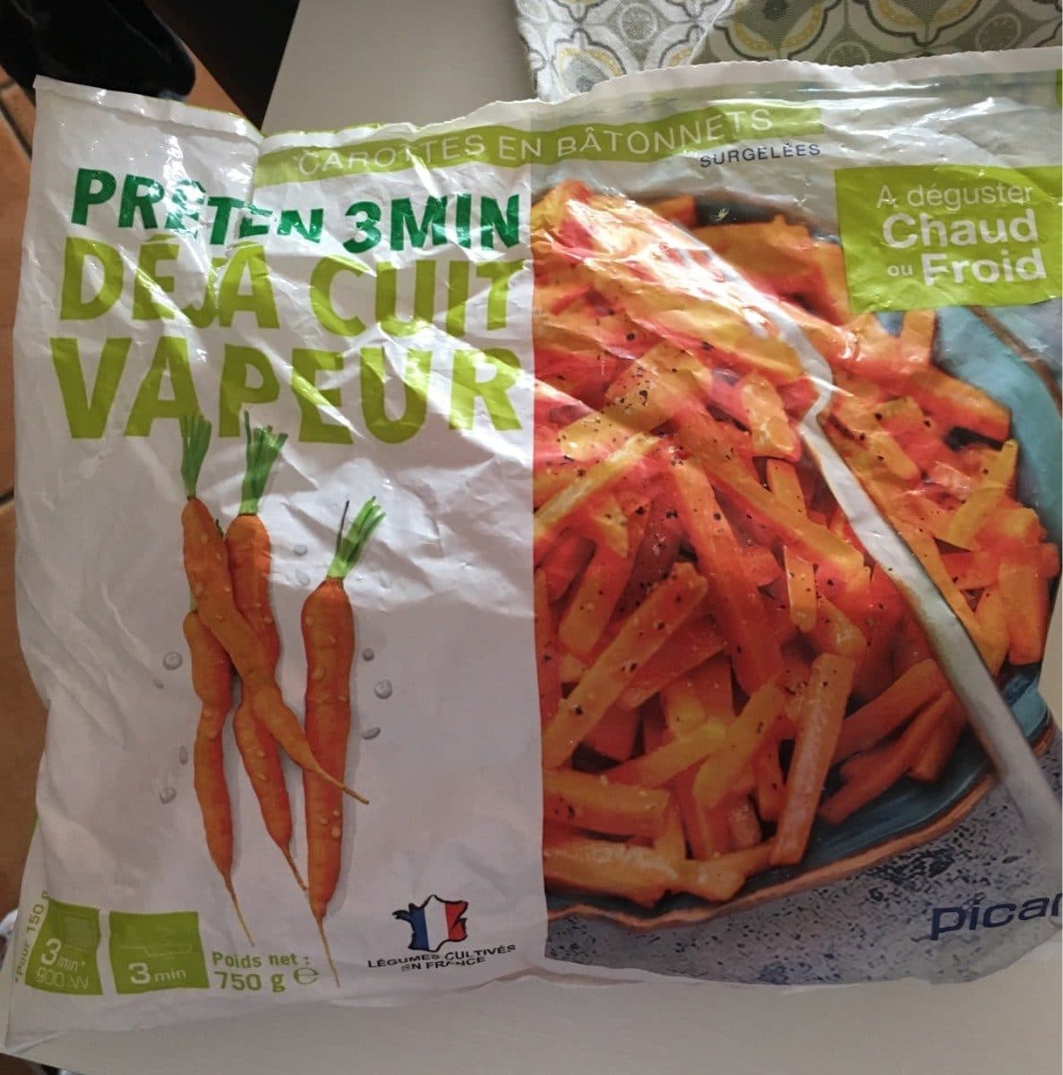 Picard Carottes en.Batonnet packshot