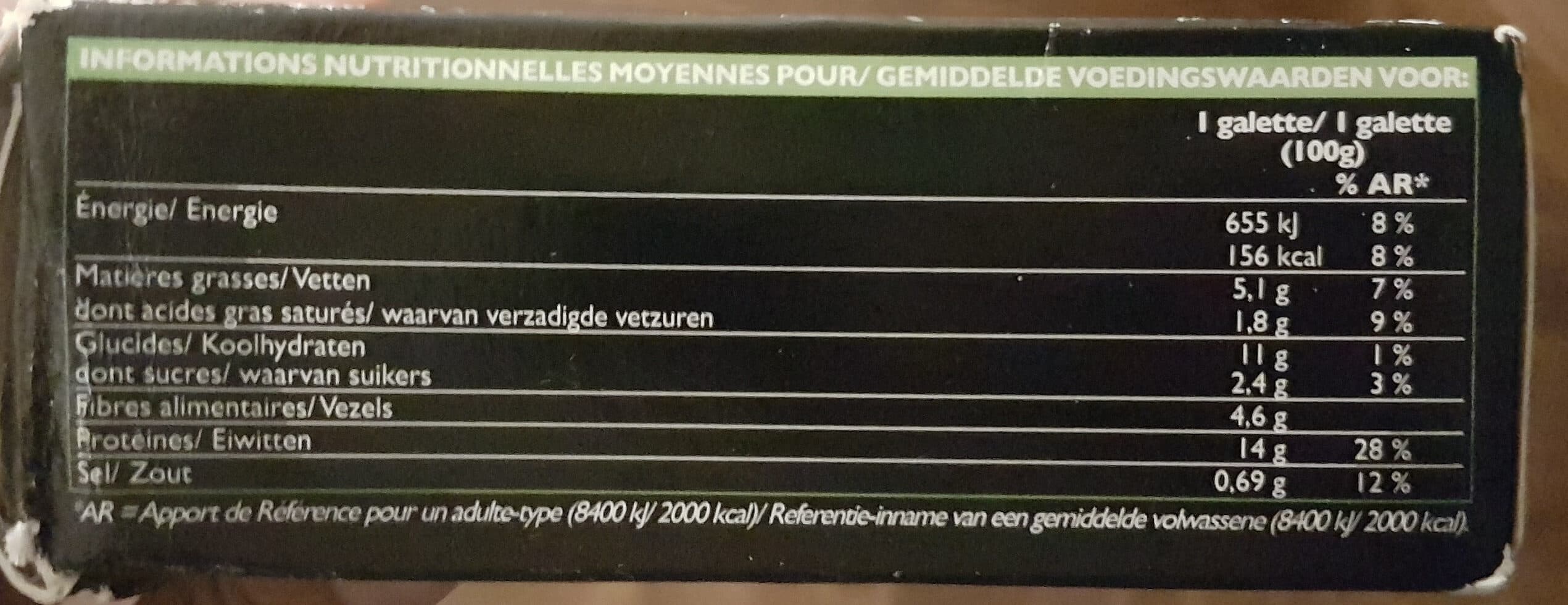 Picard Galettes vegetales provencale packshot