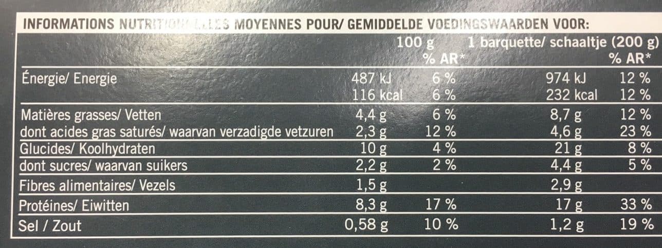 Picard Gratin de Pomme de Terre, Duxelle de Cèpe, Marron packshot