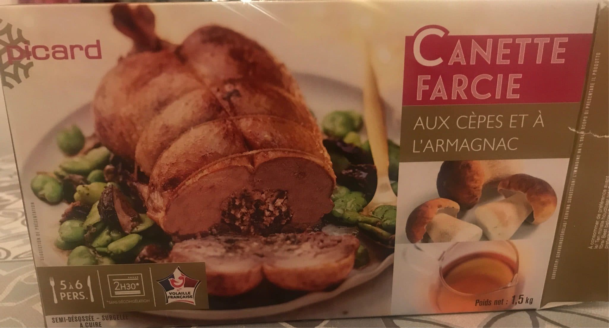 Picard Canette Farcie aux Cèpes et à l’Armagnac packshot