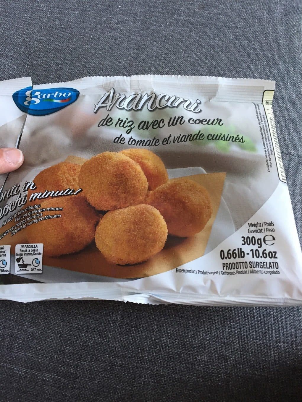 Garbo Arancini de riz packshot