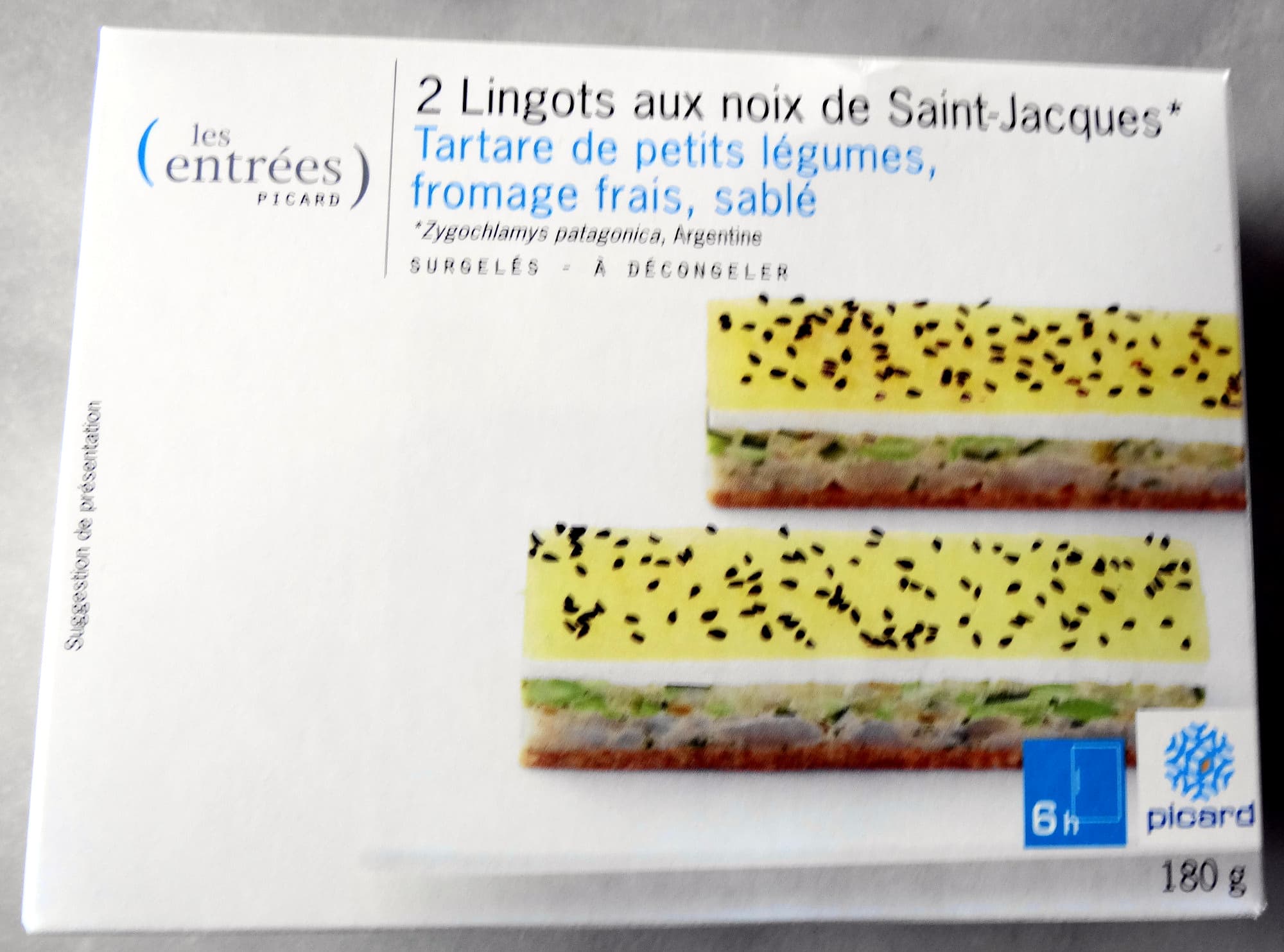 Picard 2 Lingots aux noix de Saint-Jacques* - surgelés packshot