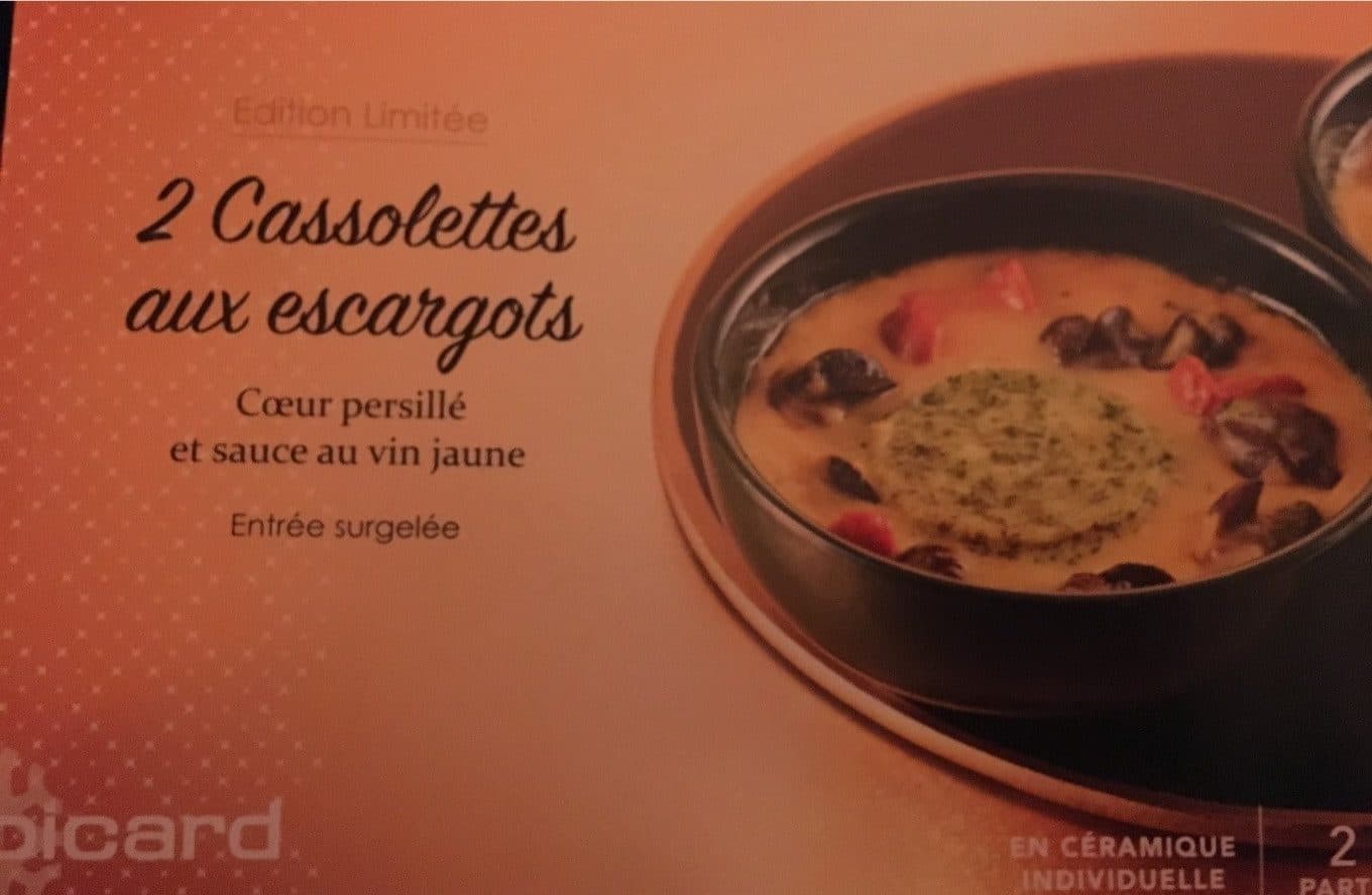 Picard 2 Cassolettes aux Escargots packshot