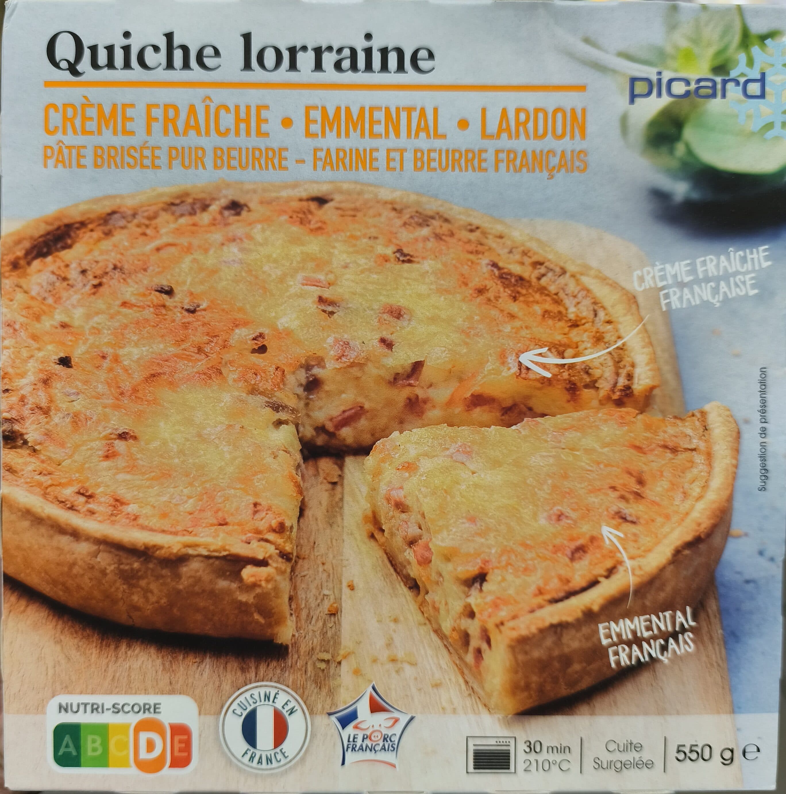 Picard Quiche lorraine packshot