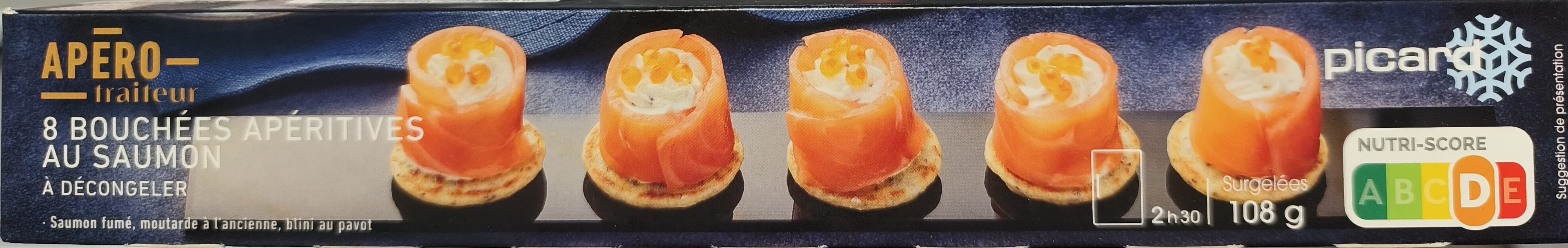 Picard 8 Bouchées apéritives au saumon packshot