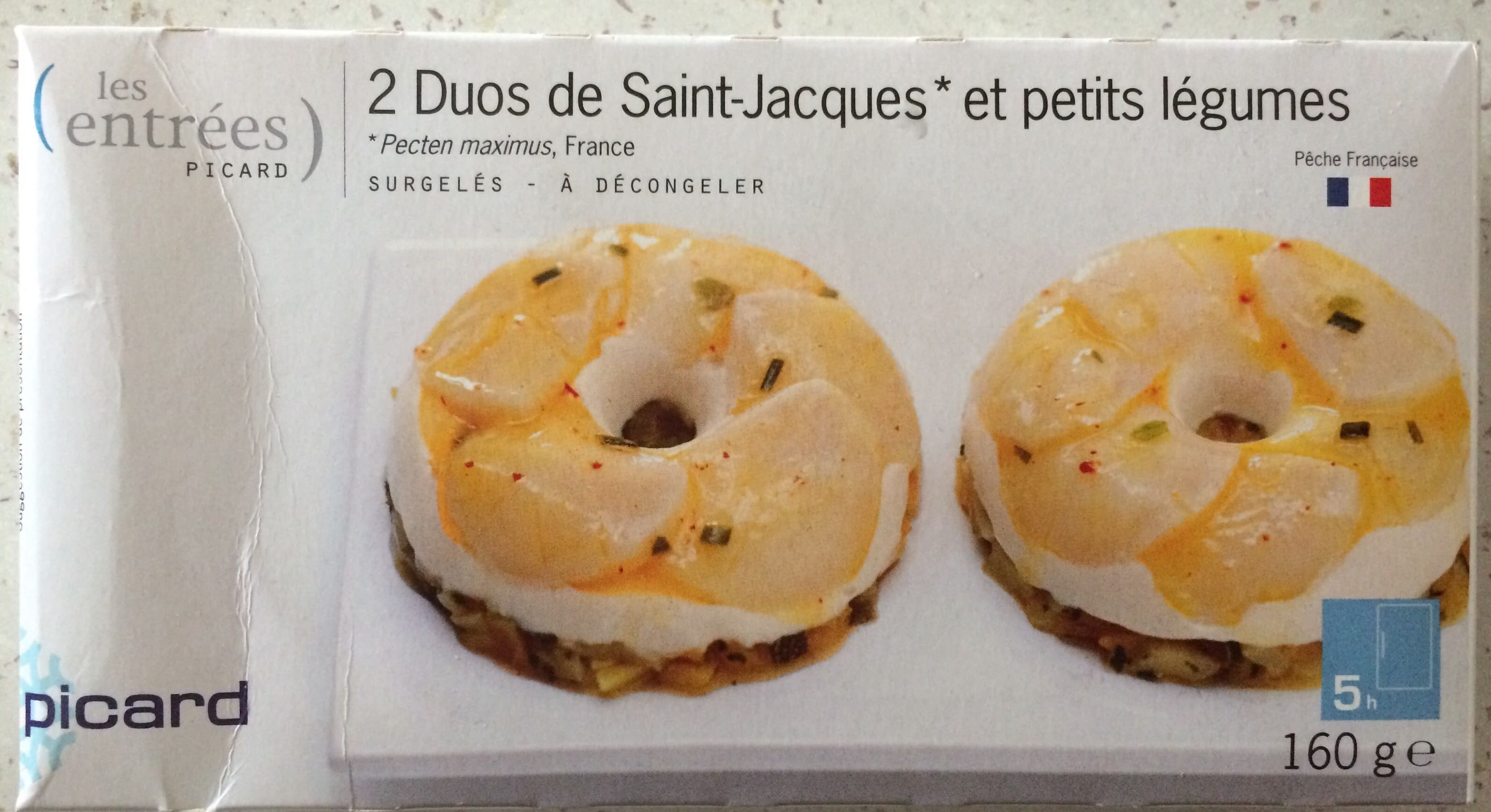 Picard 2 Duos de Saint-Jacques et petits légumes packshot