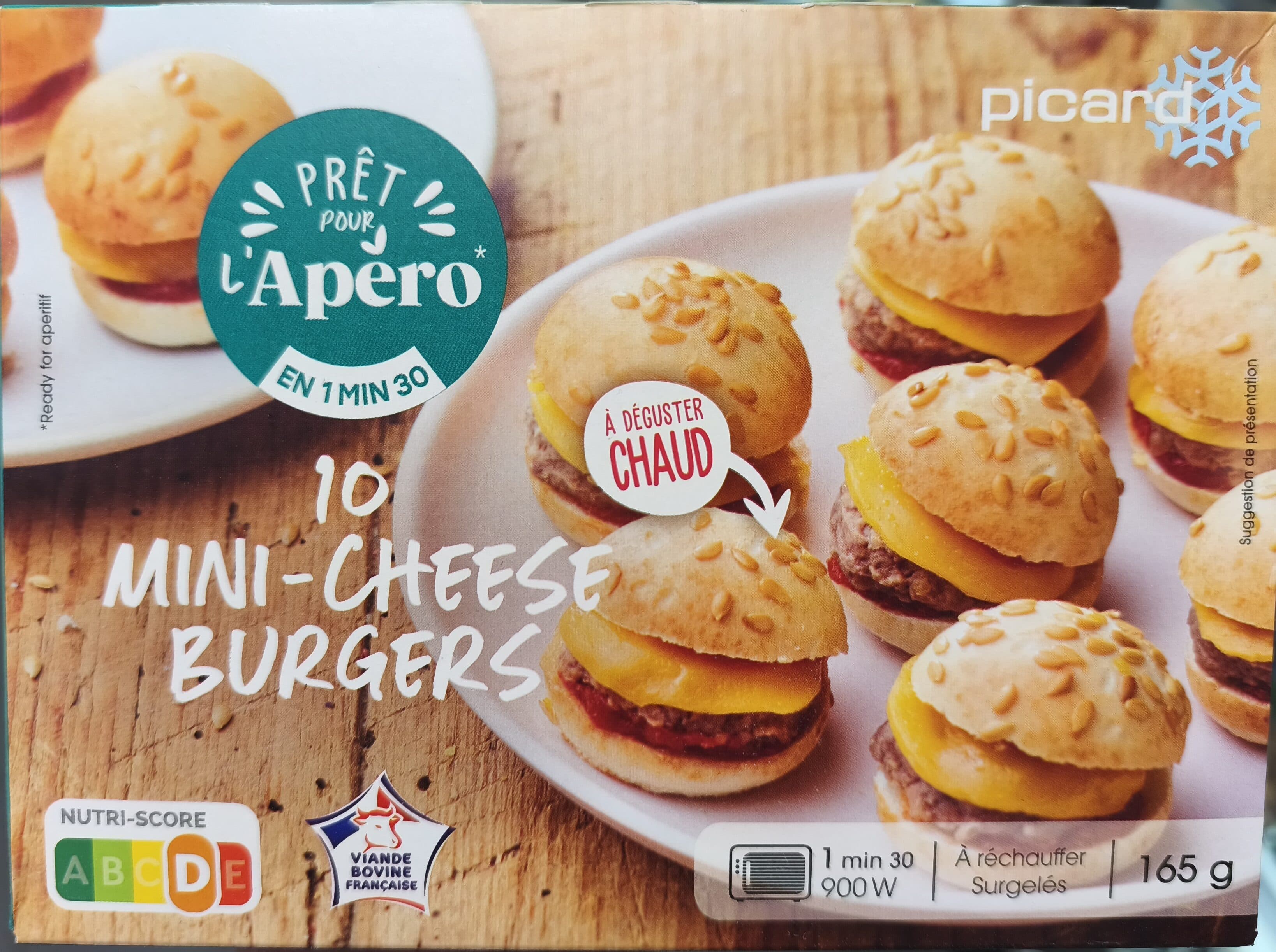 Picard 10 Mini cheeseburgers packshot