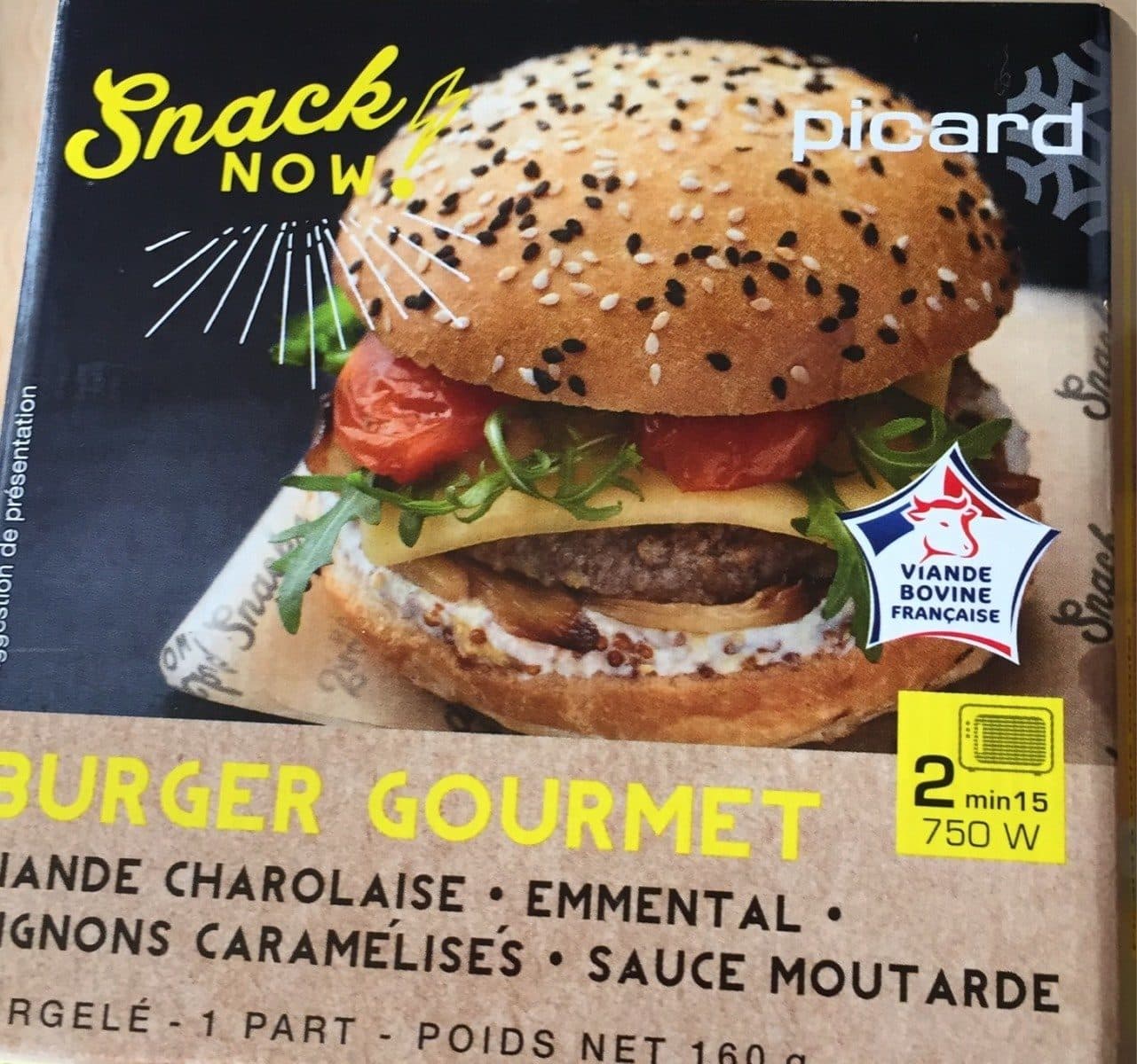 Picard Burger gourmet packshot