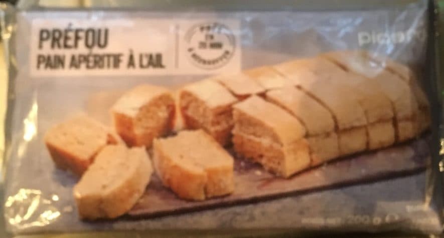 Picard Préfou, Pain Apéritif à l'Ail packshot