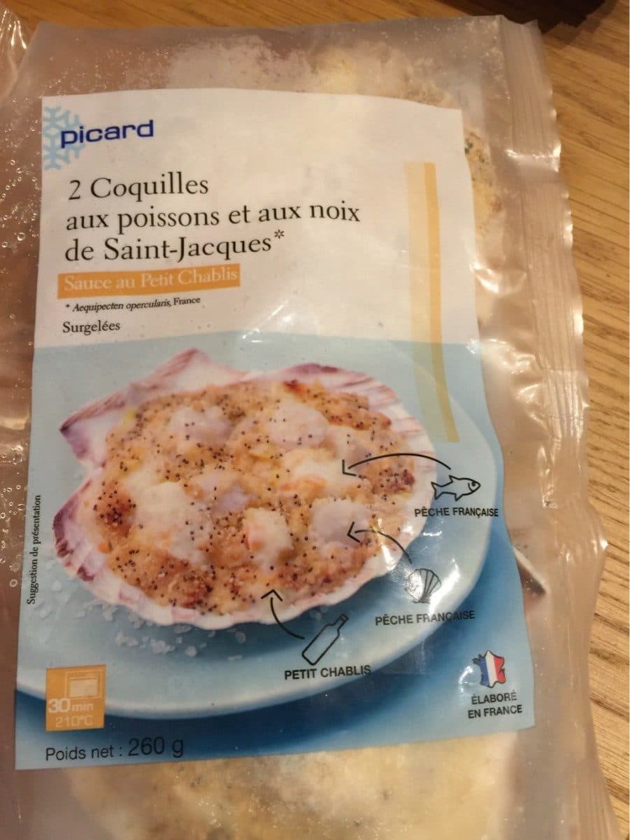 Picard Coquilles aux Poissons et aux Noix de Saint Jacques packshot