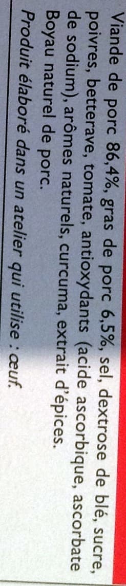 Picard 4 Saucisses de Toulouse packshot
