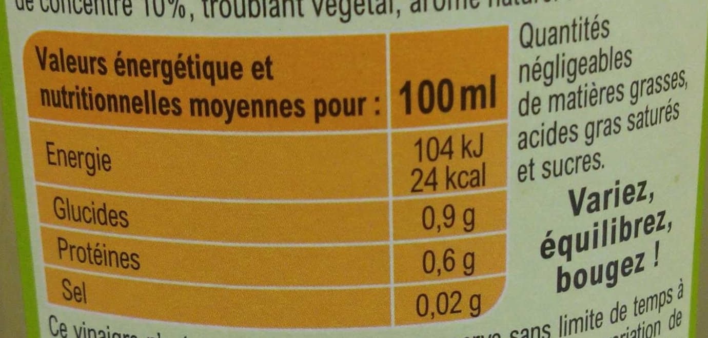 Carrefour Vinaigre d'alcool saveur packshot