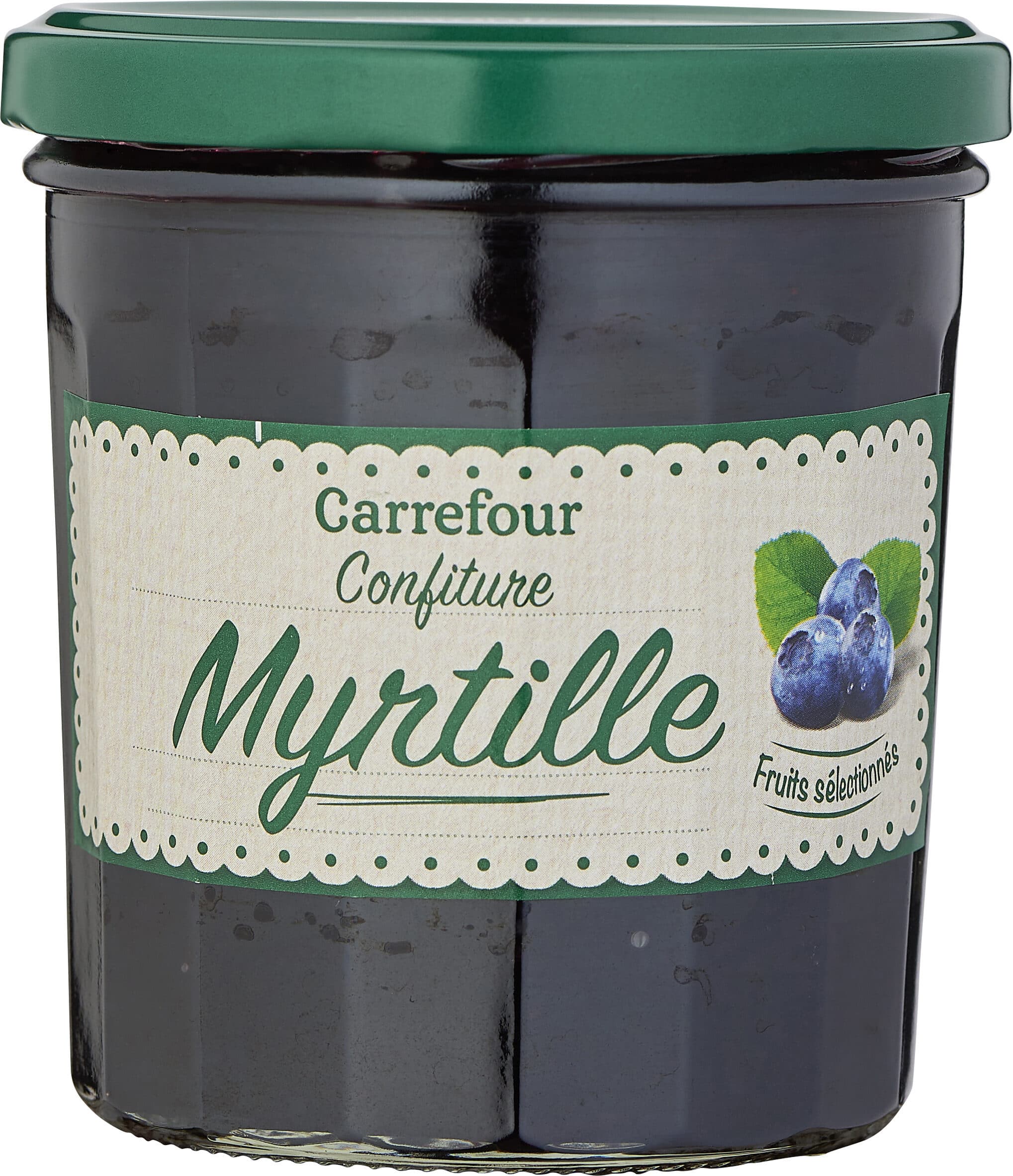 Carrefour Confiture Myrtilles packshot