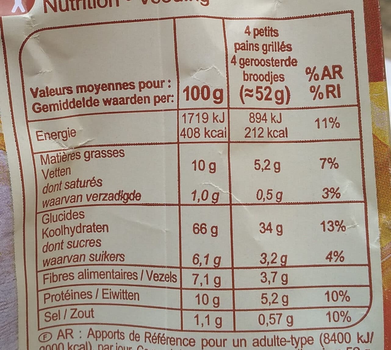 Carrefour Petits pains grilles packshot