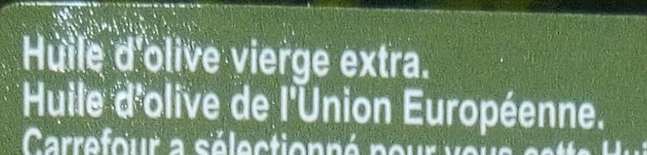 Carrefour Huile d'olive vierge extra packshot