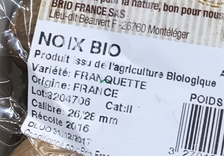 Brio Noix bio packshot