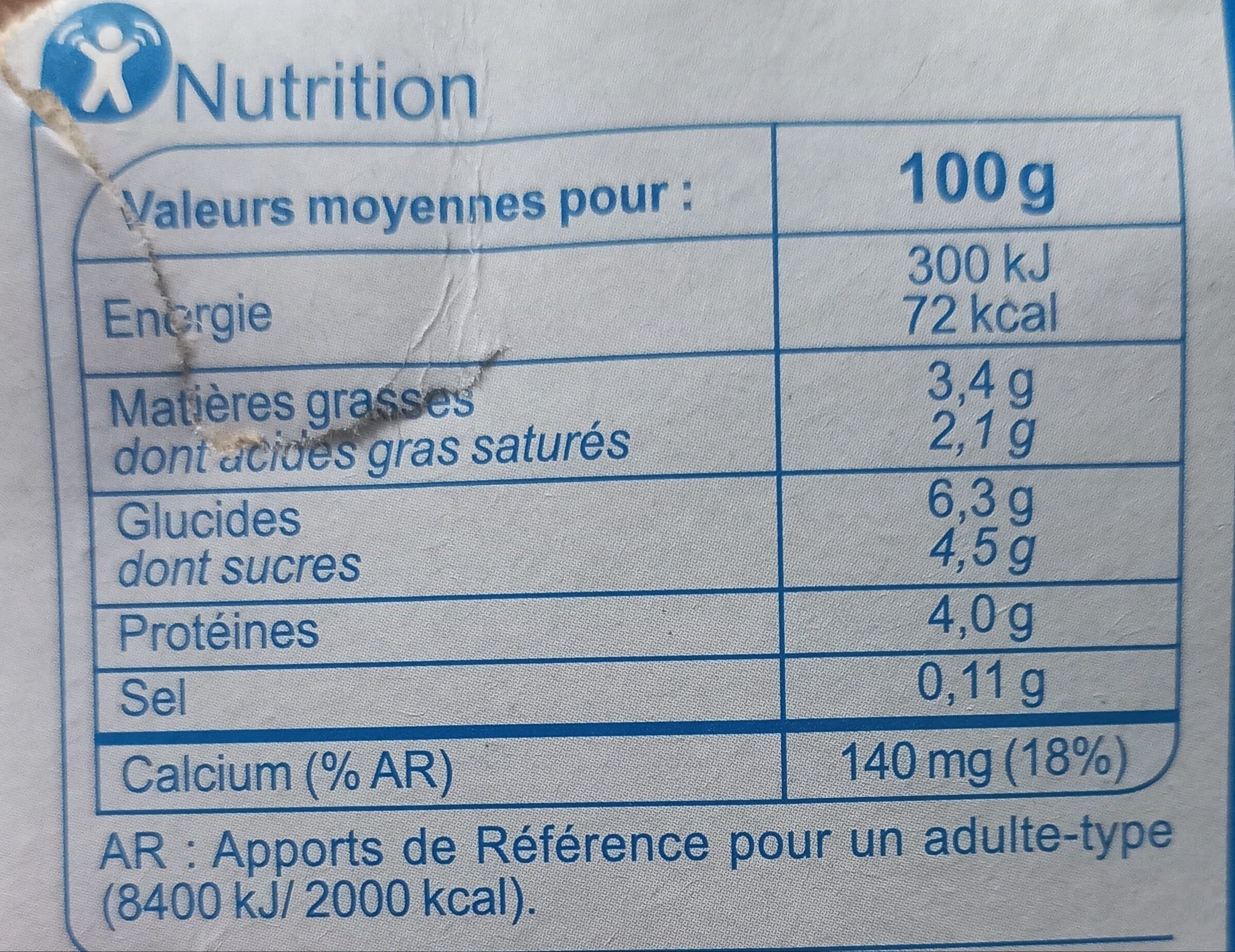 Carrefour Brassé Nature packshot