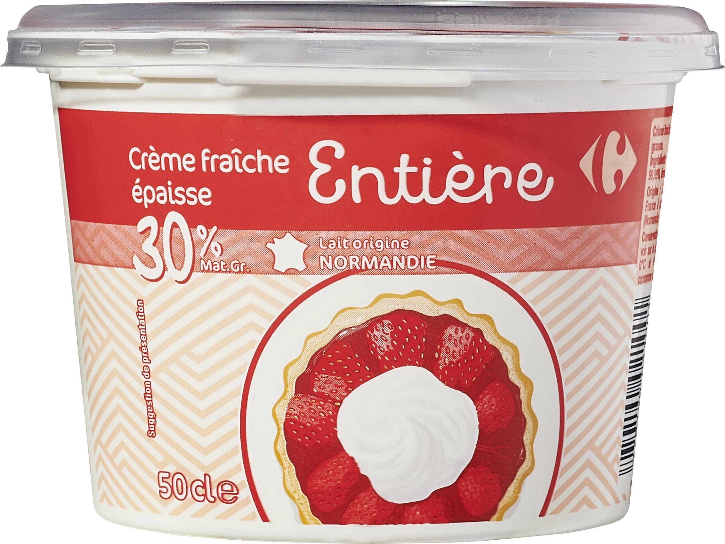 CMI (Carrefour Marchandises Internationales) Crème fraîche épaisse Entière packshot