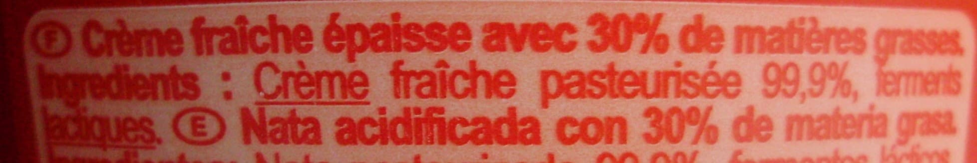 CMI (Carrefour Marchandises Internationales) Crème fraîche épaisse Entière packshot