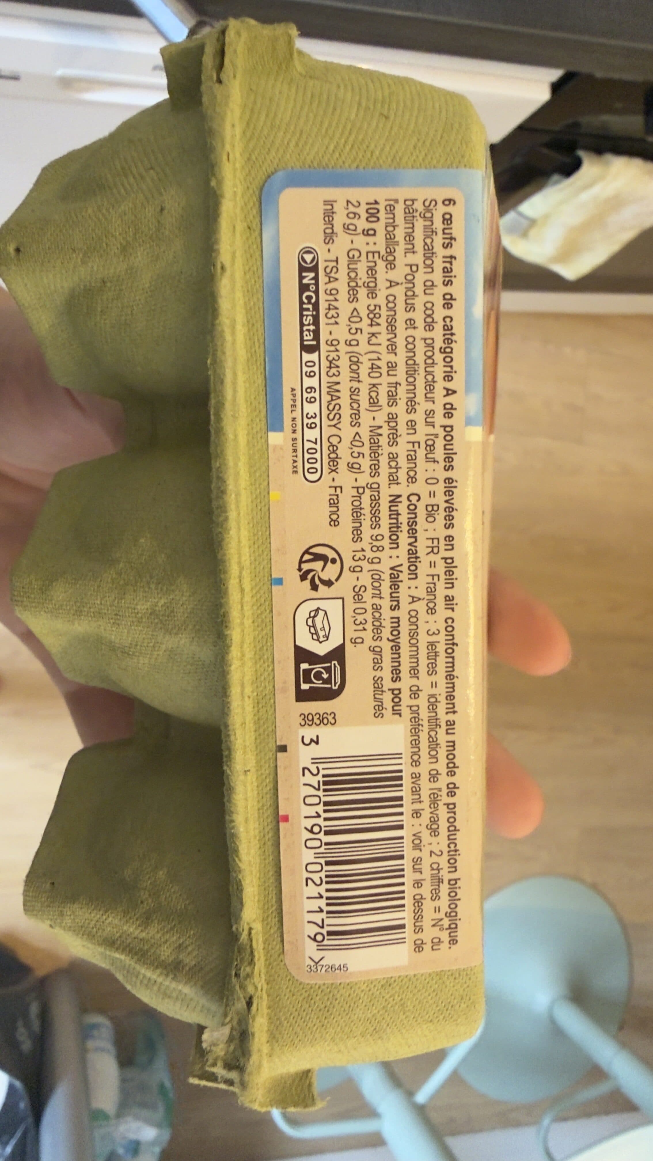 Carrefour BIO Oeufs frais BIO packshot