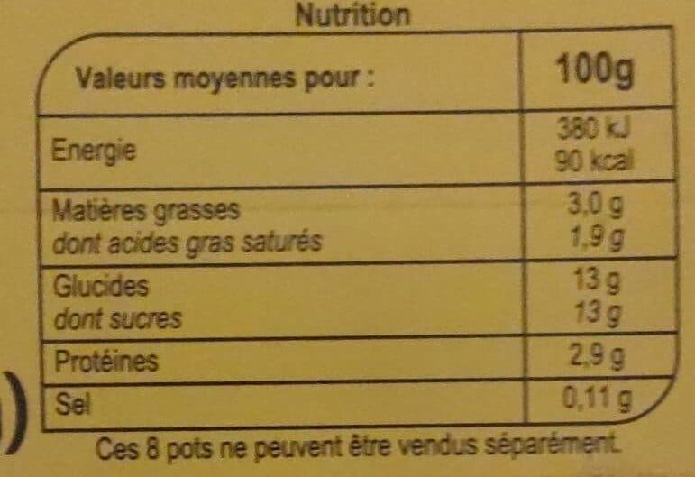Carrefour Yaourt saveur vanille packshot