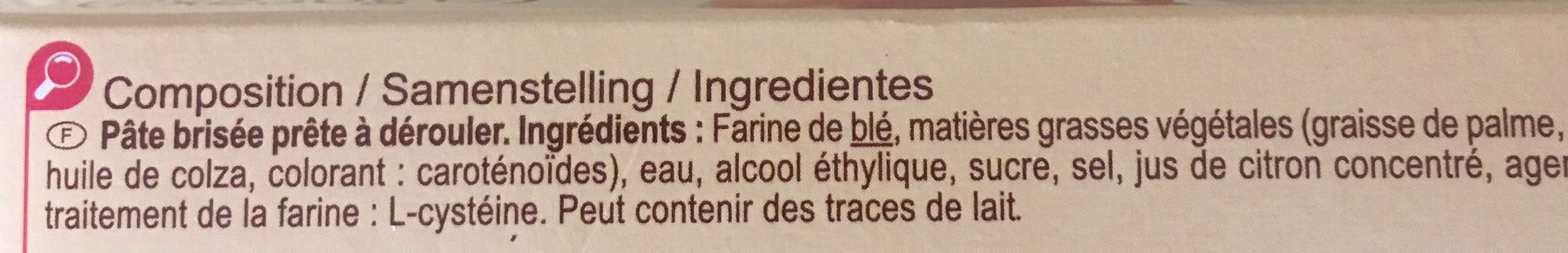 Carrefour Pâte brisée packshot