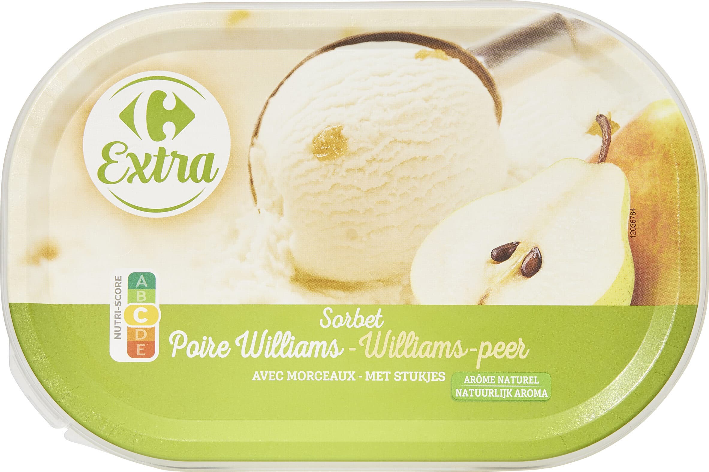 Carrefour Sorbet Poire Williams packshot