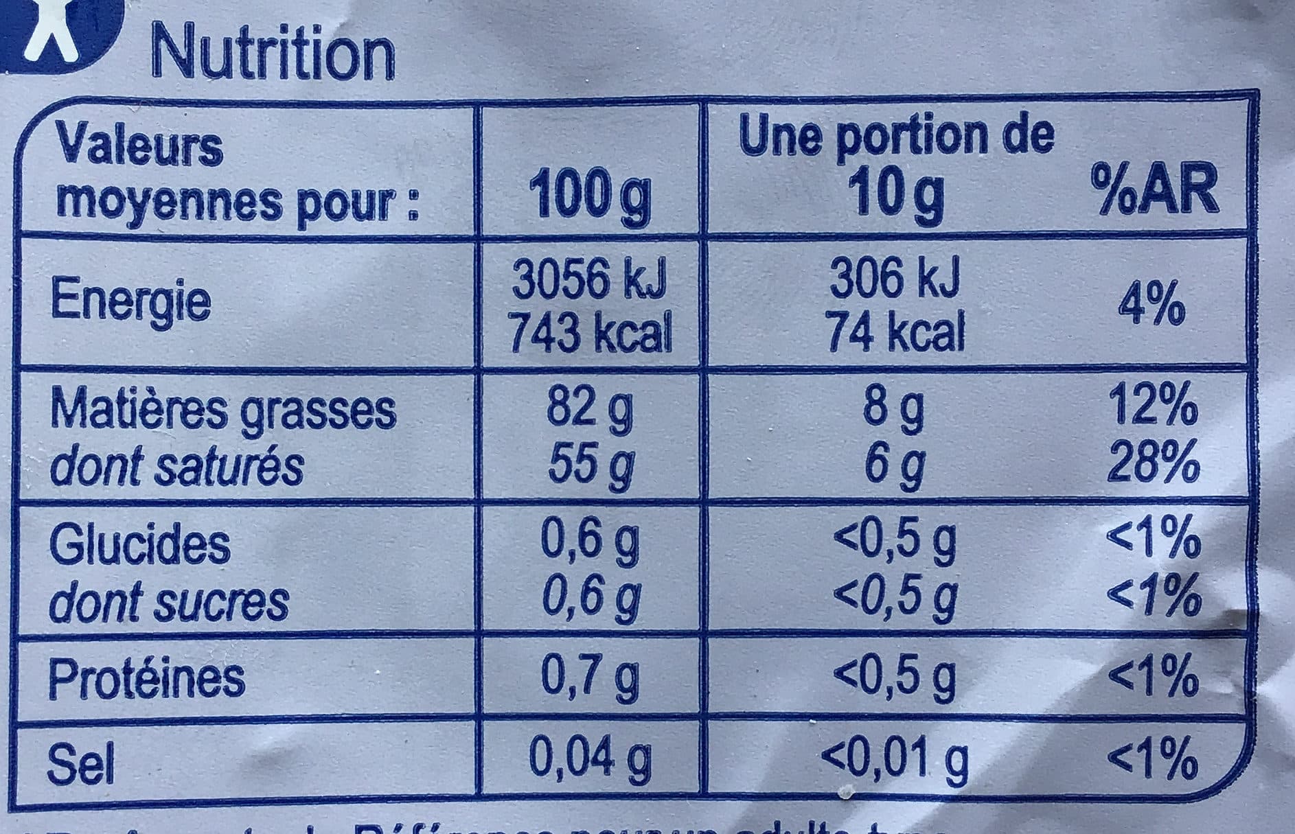 Carrefour BEURRE MOULÉ DE Bretagne Doux packshot