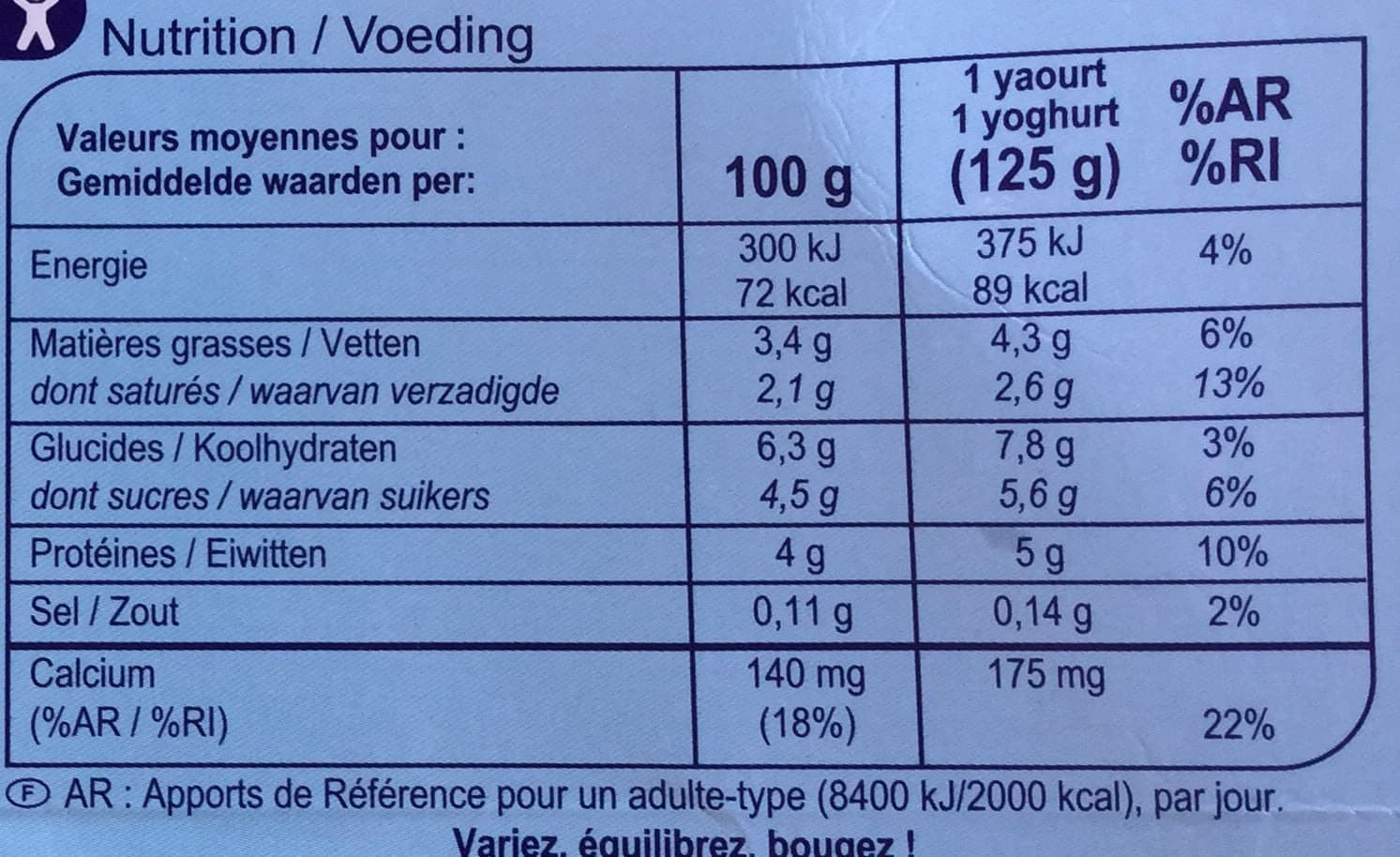 Carrefour Brassé Nature packshot