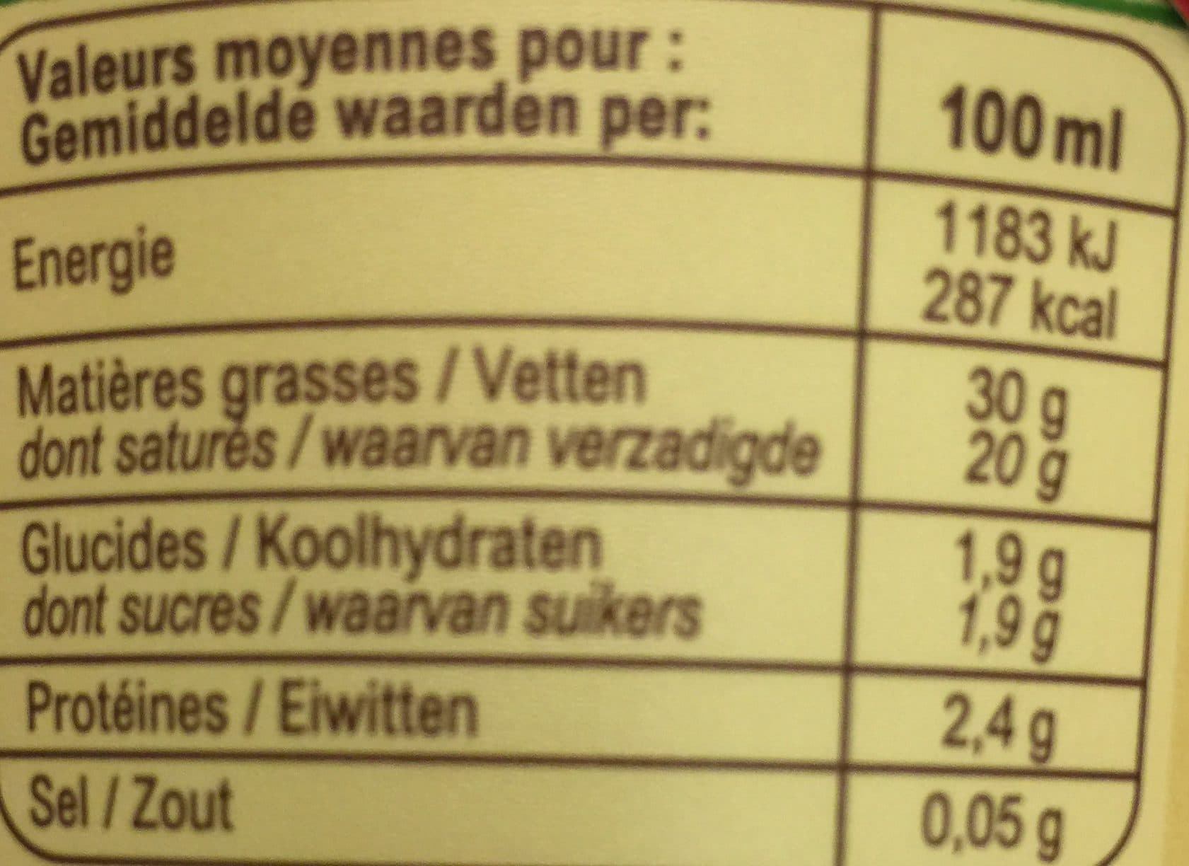 Carrefour BIO Crème fraîche épaisse Entière 30% Mat.Gr. packshot