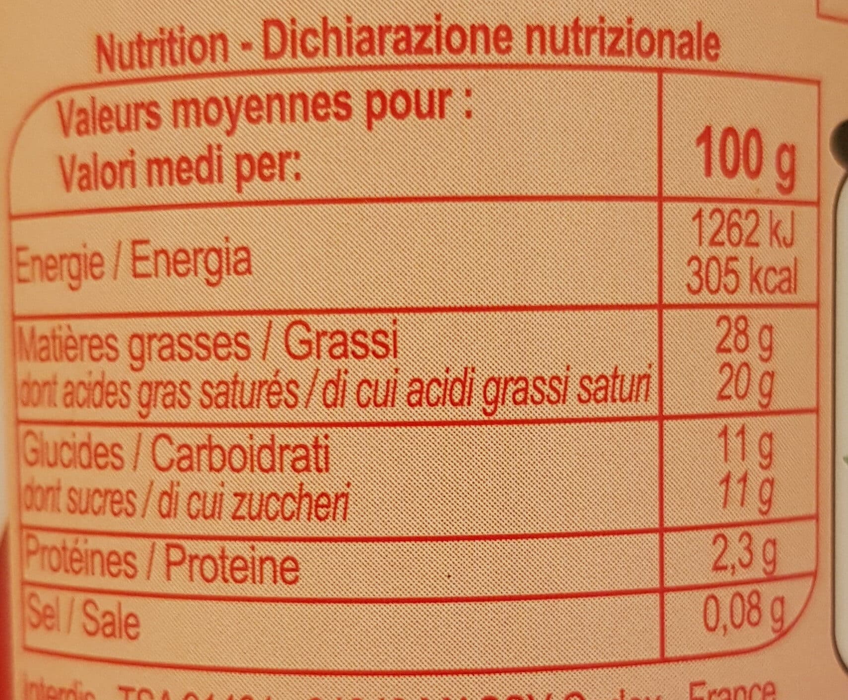 Carrefour Crème fouettée entière packshot