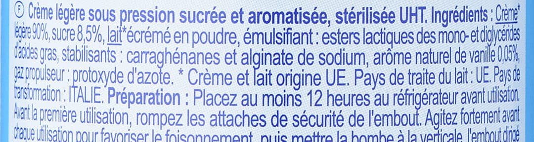 Carrefour Nata montada azucarada ligera packshot