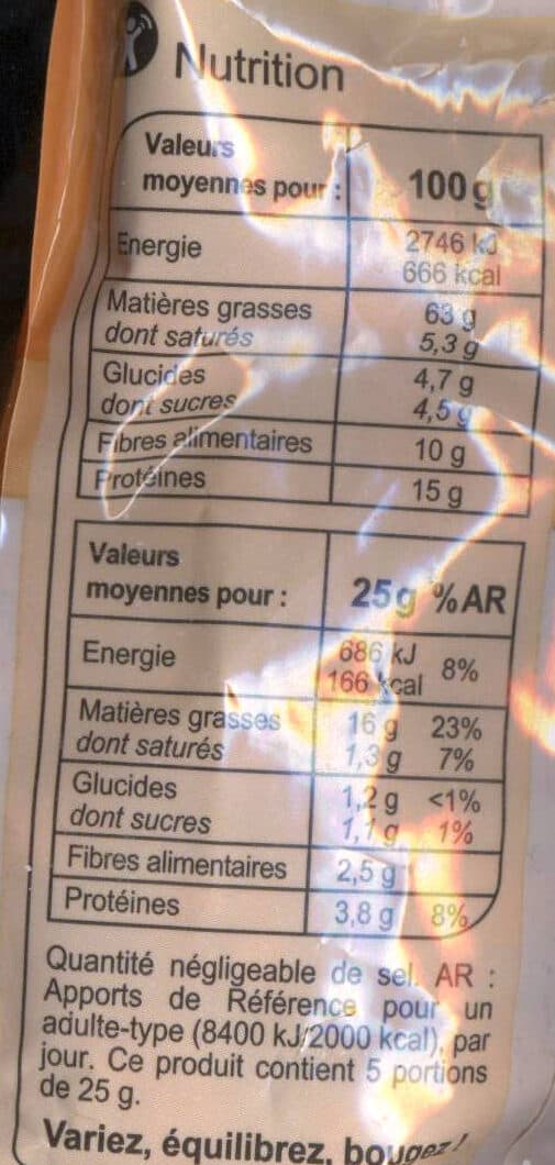 Carrefour Noisettes Décortiquées packshot