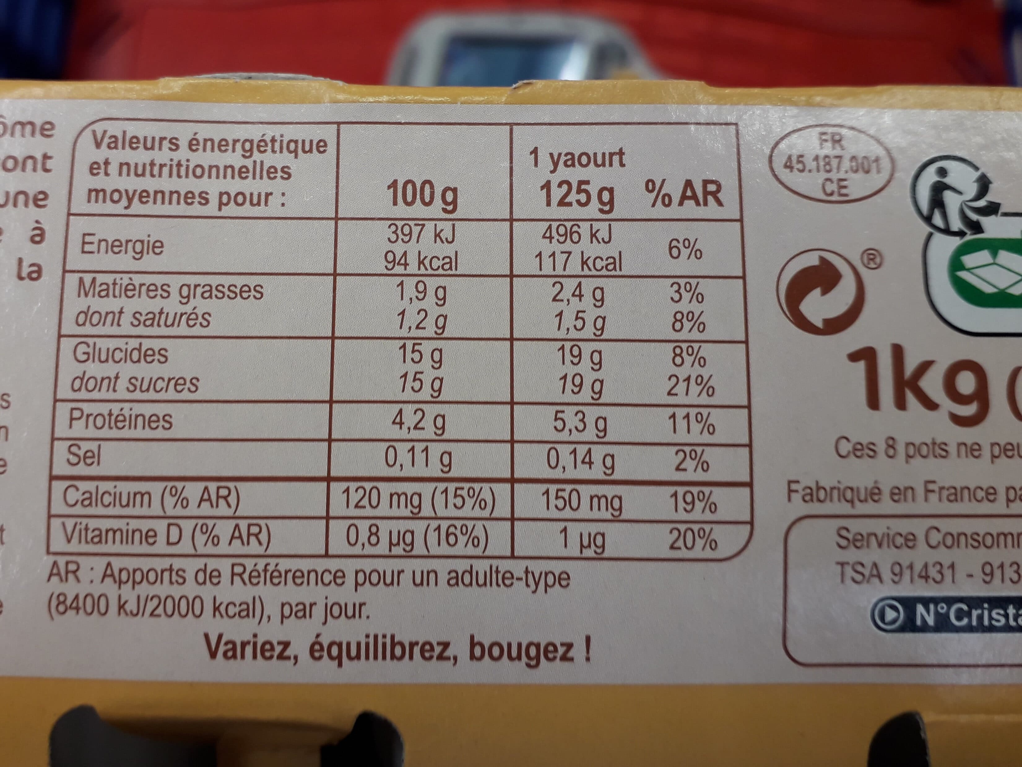 Carrefour BRASSE vanille packshot