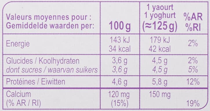 Carrefour Brassé Nature packshot
