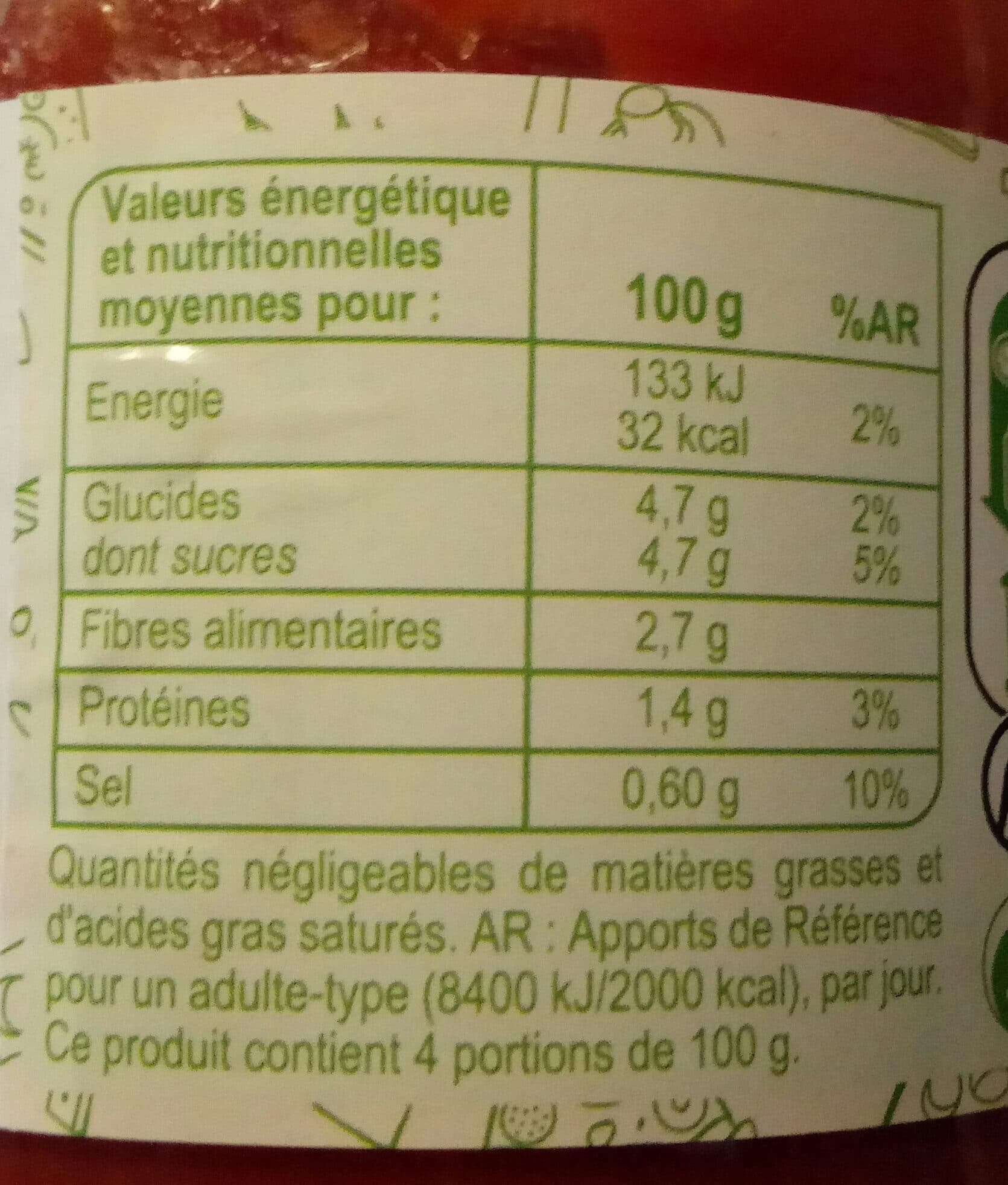 Carrefour Chair de tomates packshot