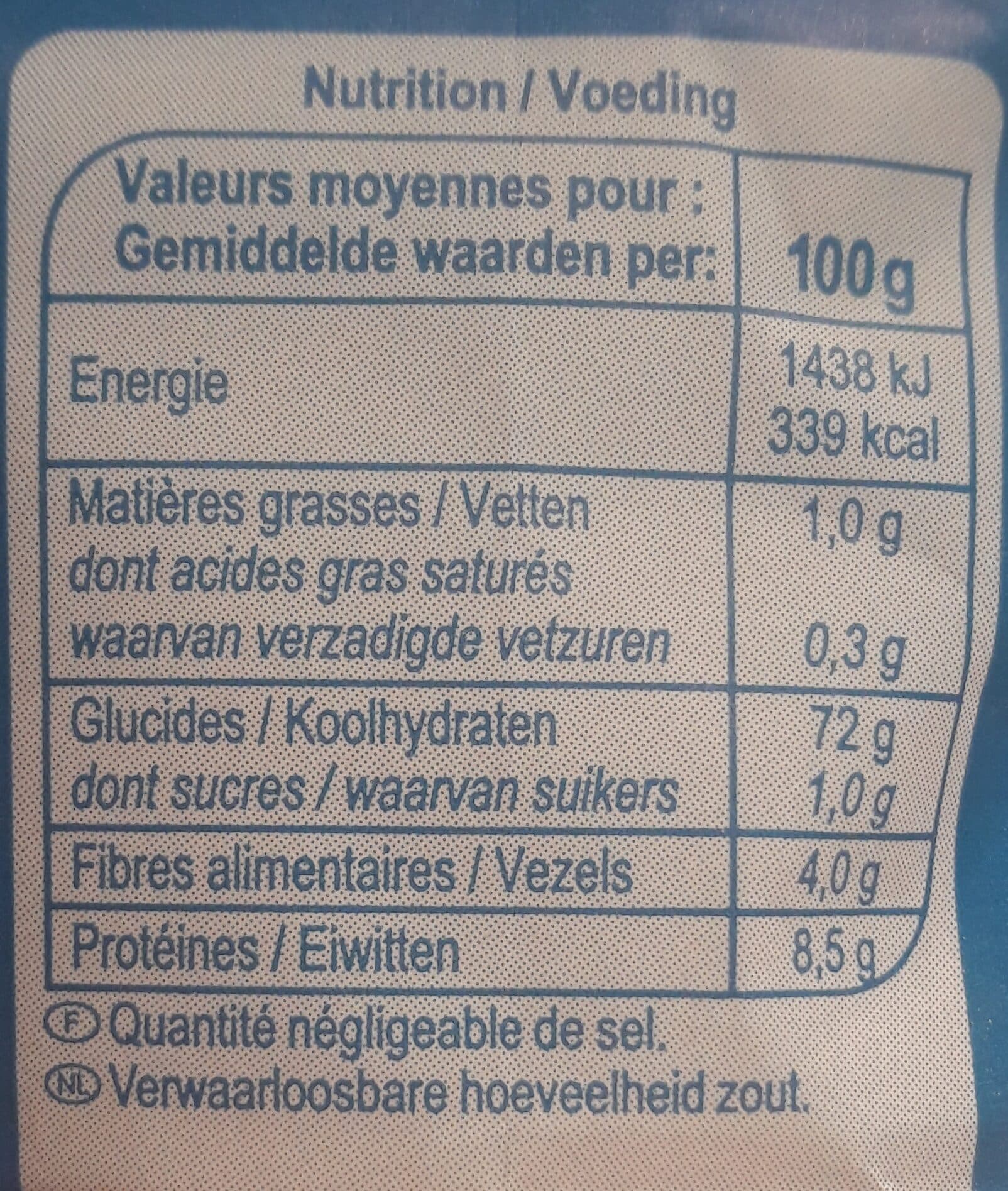 Carrefour Farine de blé Fluide packshot