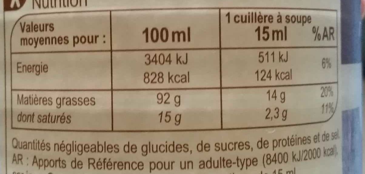 Carrefour Huile d'arachide packshot
