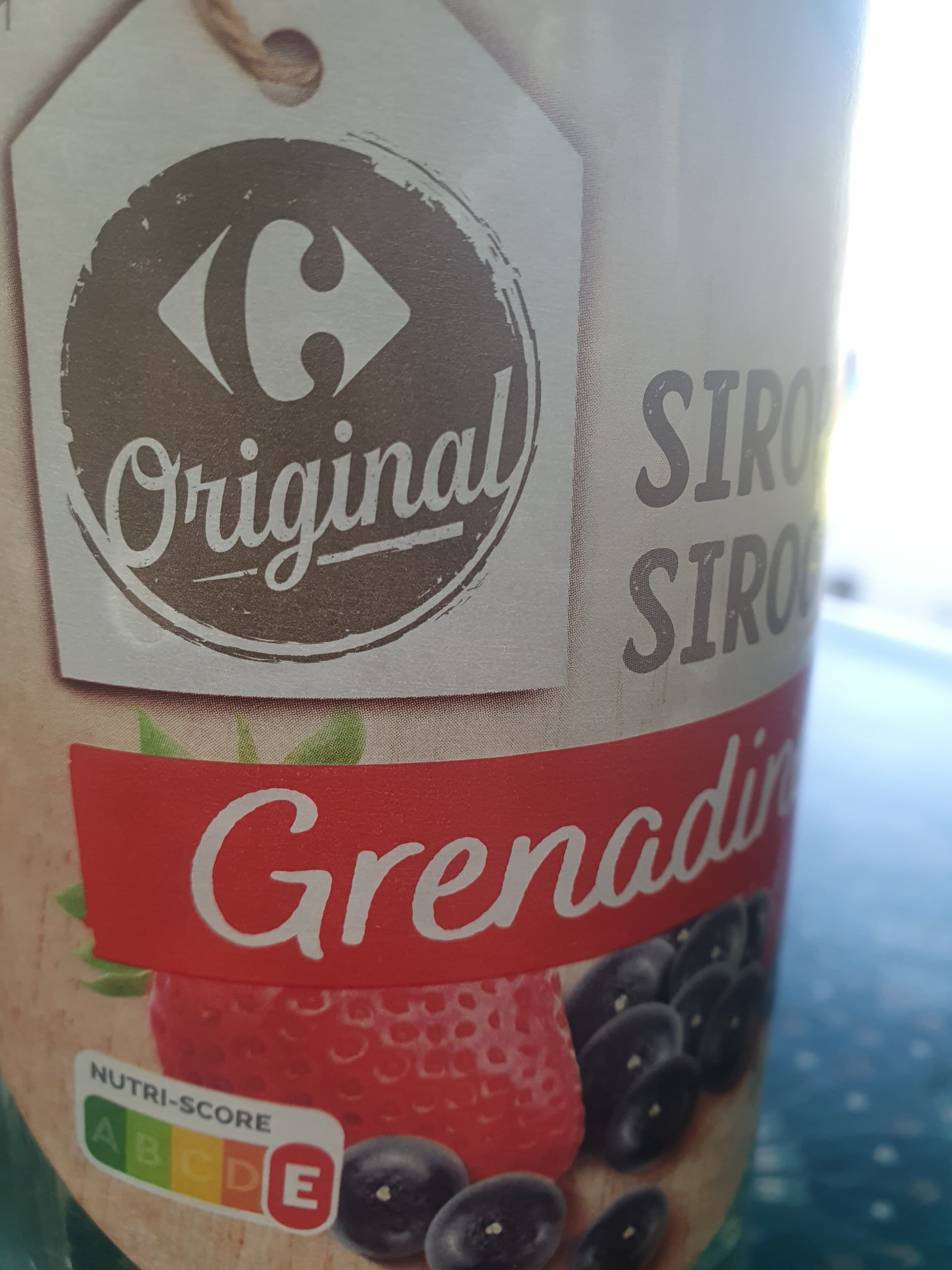 Carrefour Sirop de grenadine packshot