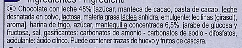 Carrefour Galleta tableta chocolate con leche packshot