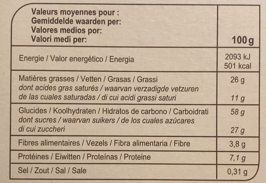 Carrefour BIO COOKIES Chocolat Noisettes packshot