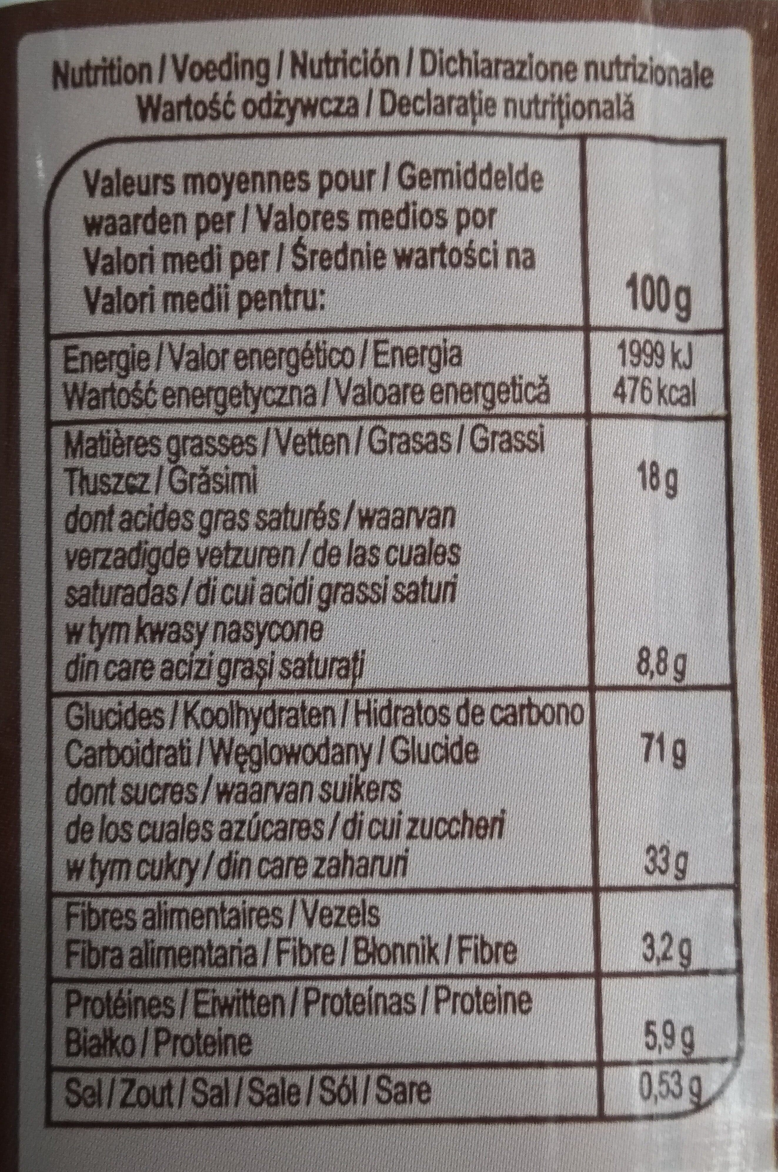 Carrefour Toons goût chocolat packshot