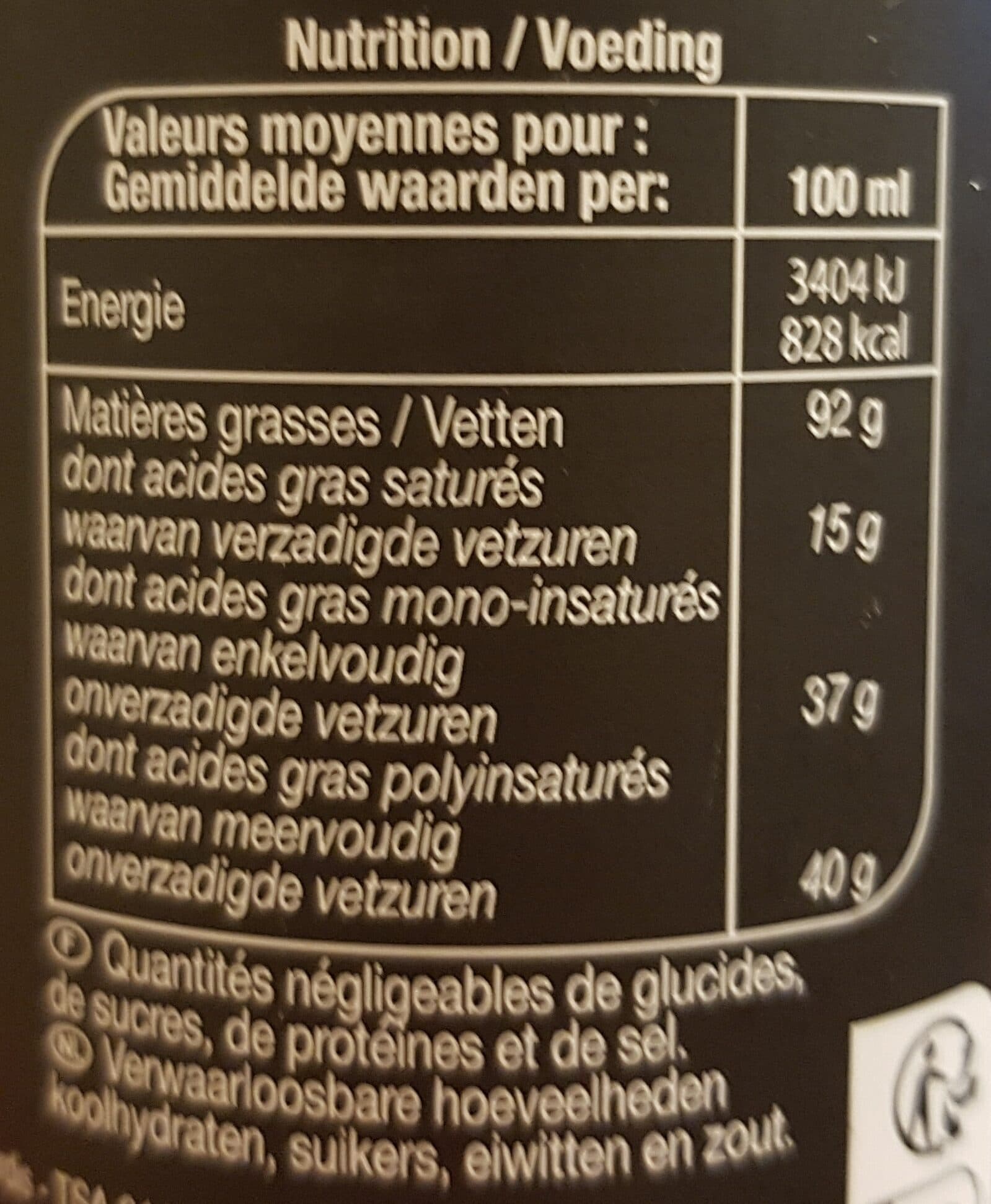 Carrefour Huile de Sésame packshot