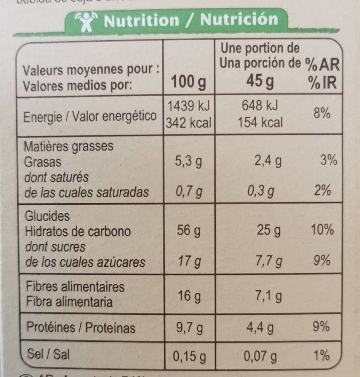 Carrefour BIO Muesli floconneux 30% de fruits secs packshot