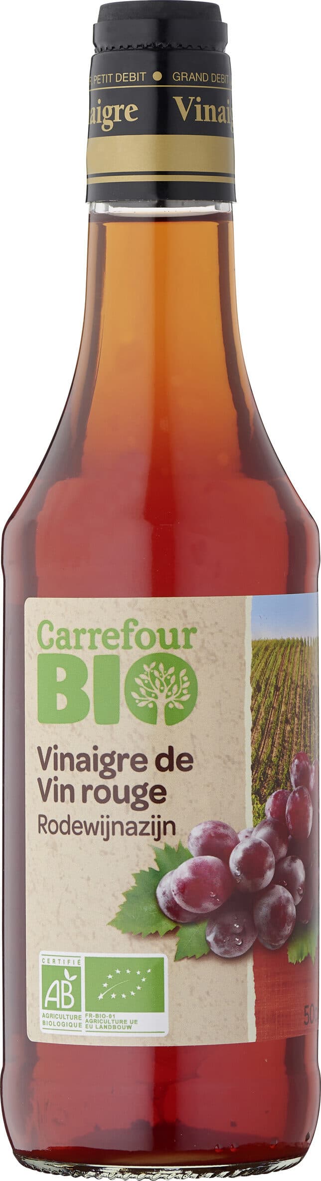 Carrefour Vinaigre de vin rouge packshot