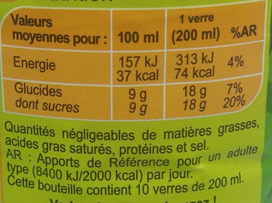 Carrefour Pomme Poire packshot